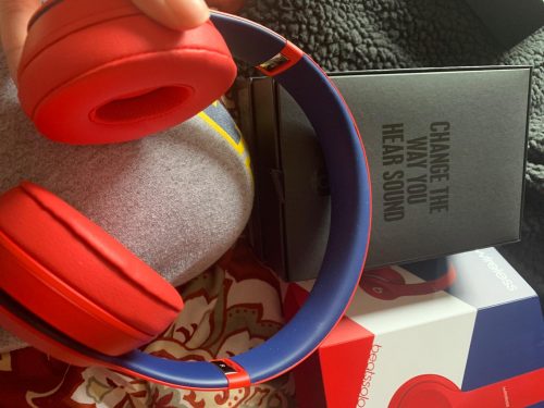 Solo3 Wireless On-Ear Headphones Red-blue photo review